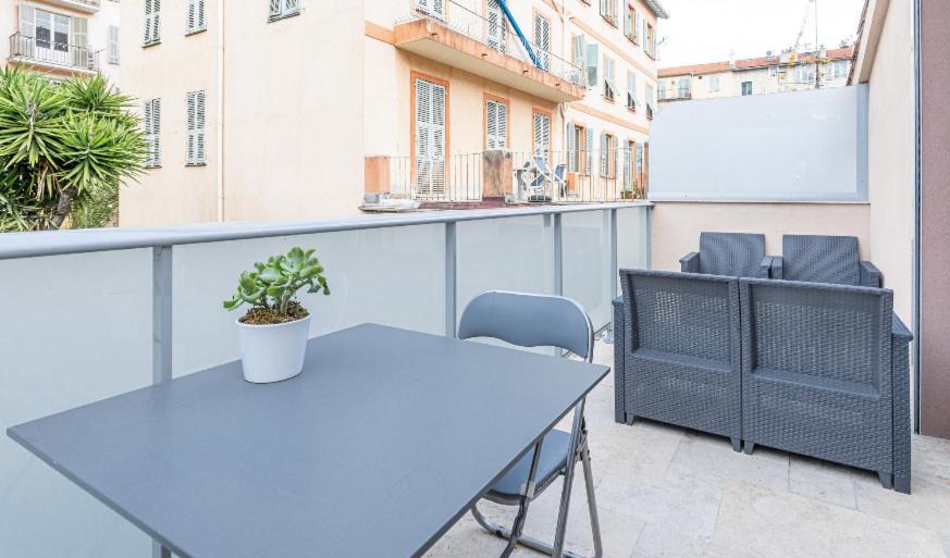 Studio Cozy Avec Terrasse N12 Nice Buitenkant foto